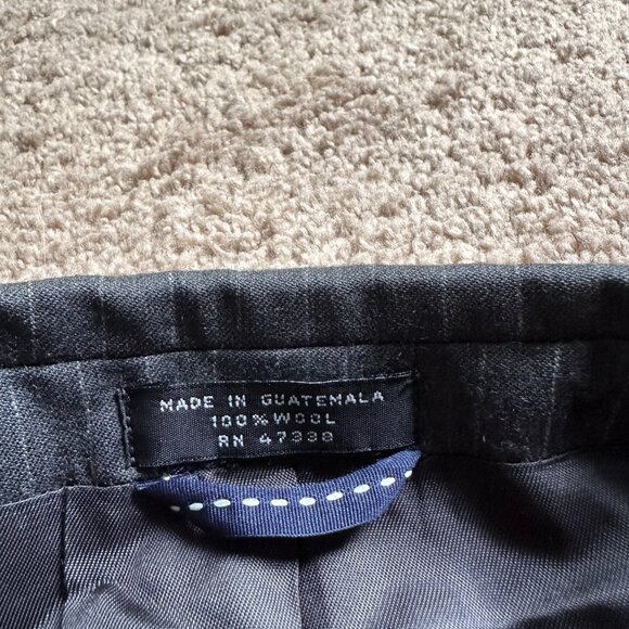 Tommy Hilfiger Blazer Mens 42R 100% Wool Sports Coat 2 Button Close Pockets Grey - Picture 14 of 15